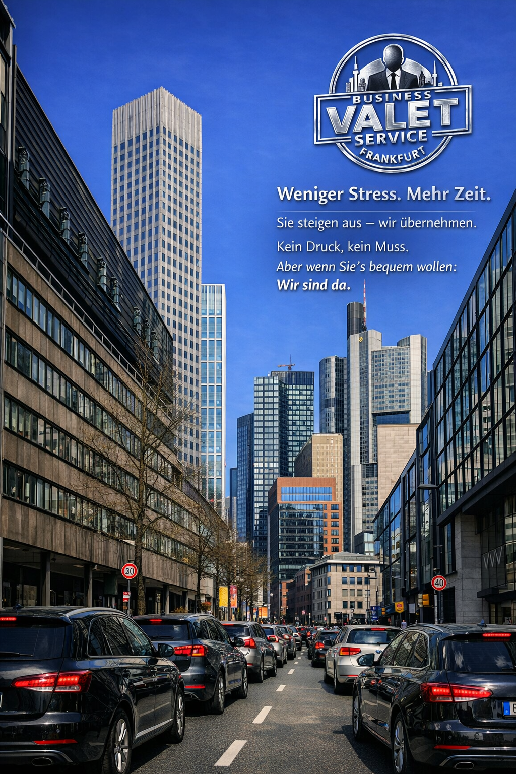 Valet Service Frankfurt – Premium Parken in der Innenstadt & am Hauptbahnhof